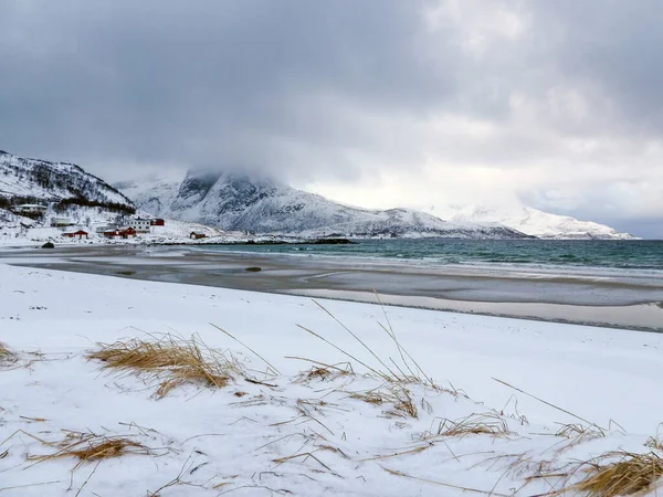 ノルウェー海の美しい景色を背景に — ストック写真