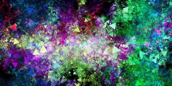 Abstract Colorful Fractal Background Rendering — Stock Photo, Image