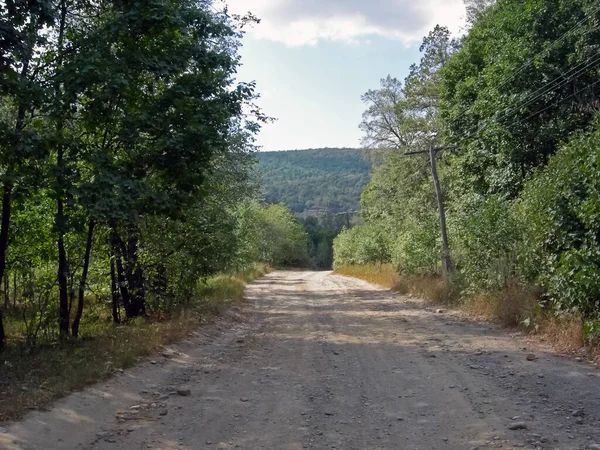 Trato Beloretsky Natureza Está Caminho Área Beloretsky Estradas Paisagem — Fotografia de Stock