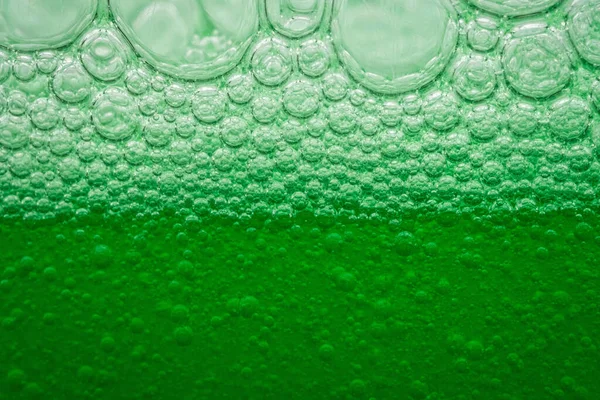 Green Water Drops Glass — Stock Photo, Image