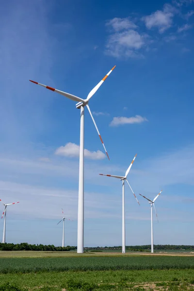 Turbina Eólica Campo — Fotografia de Stock