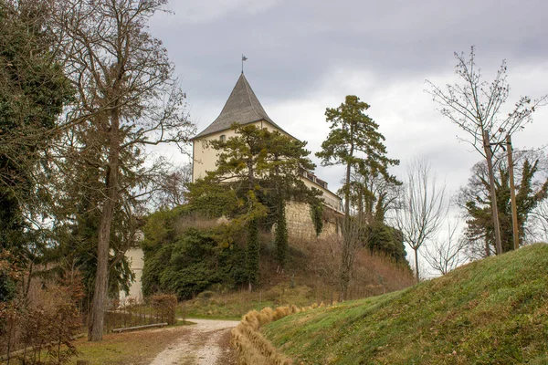 Den Gamla Kyrkan Staden Den Antika Staden Tjeckiska Republiken — Stockfoto