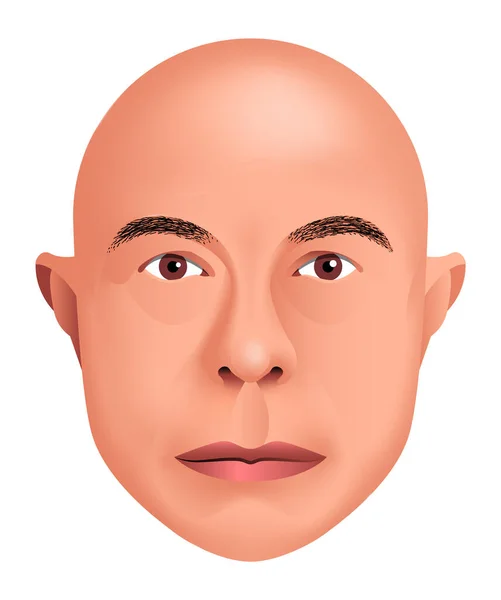 Gesicht Eines Mannes Mit Roten Haaren — Stockfoto