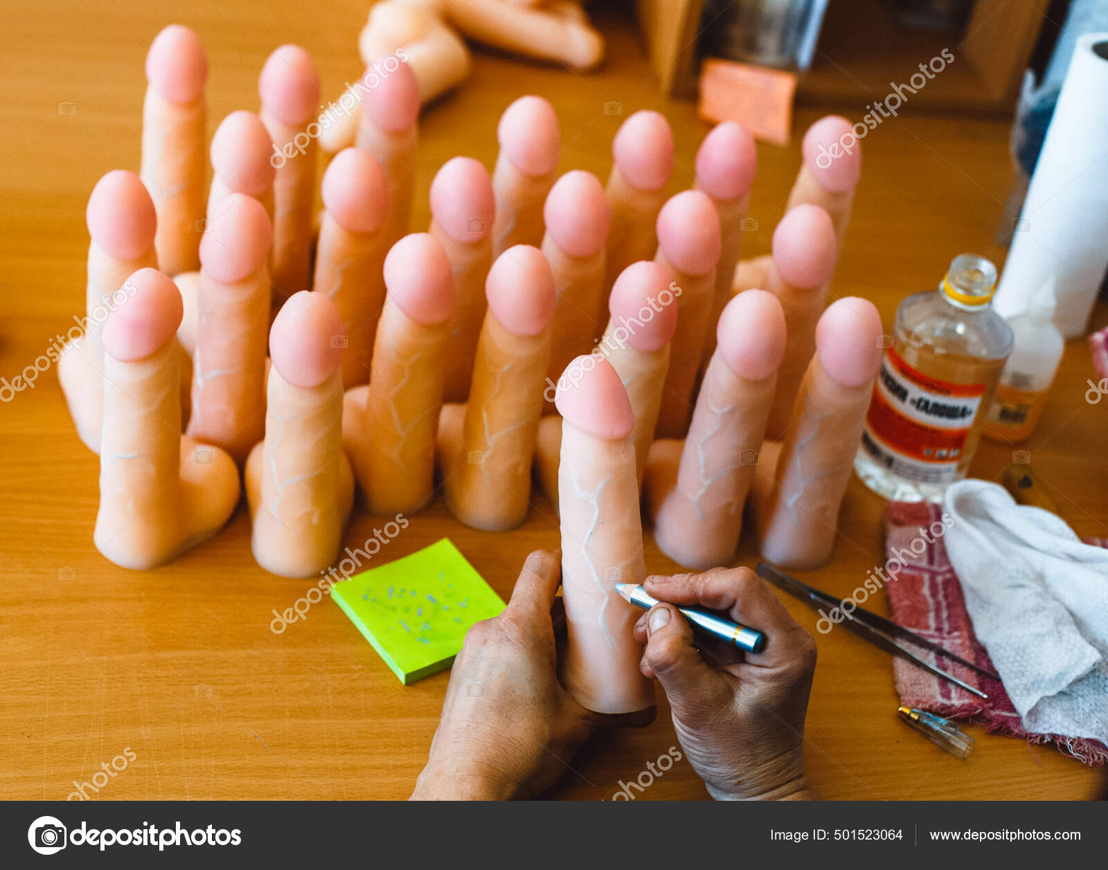 Krasnodar Russia April 2017 Rubber Products Factory Sex Shop  