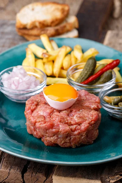 Hamburguesas Caseras Con Carne Verduras — Foto de Stock