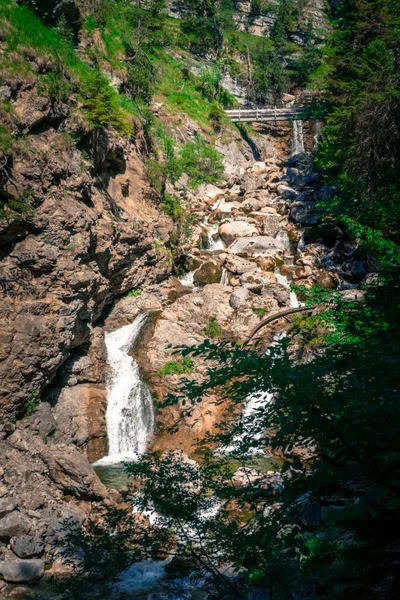 Kuhflucht Waterfalls Garmisch Spartenkirchen Bavaria Germany — Stock Photo, Image