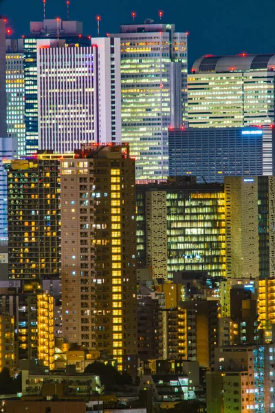 Shinjuku Por Noche Tomada Del Centro Cívico Bunkyo Ubicación Del —  Fotos de Stock