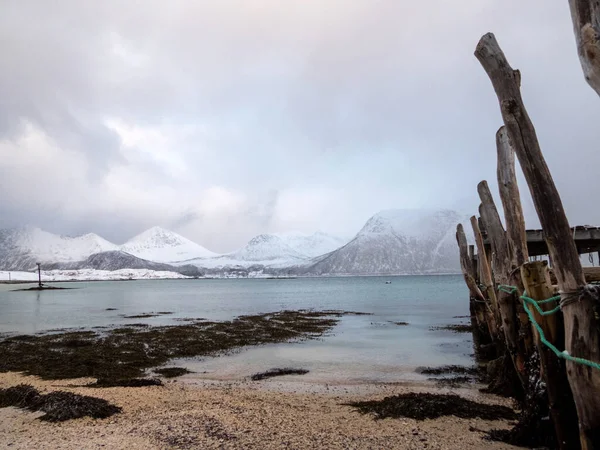 Prachtig Landschap Van Het Meer Bergen — Stockfoto