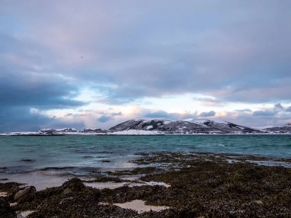 Belle Vue Sur Mer Dans Les Montagnes — Photo