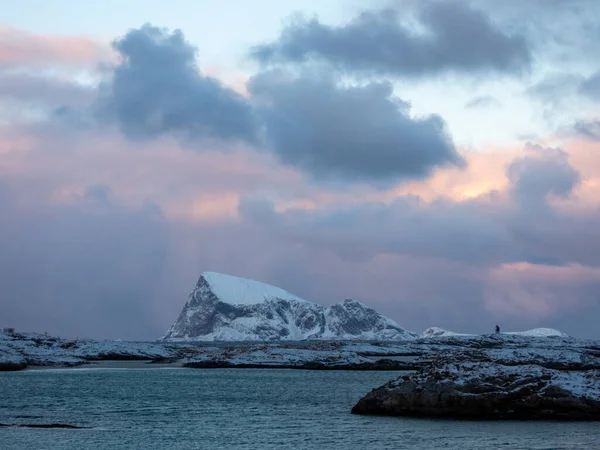 Vacker Utsikt Över Havet Bergen — Stockfoto