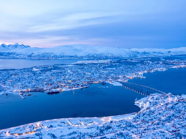 ノルウェーの街の美しい景色 — ストック写真