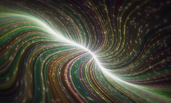 ネオンが輝く抽象的な背景 3Dレンダリング — ストック写真