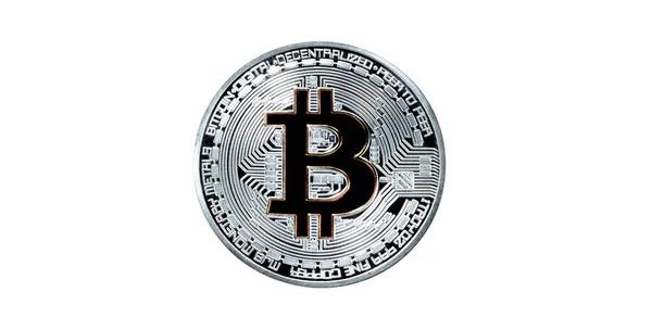 Bitcoin Criptomoeda Ilustração — Fotografia de Stock