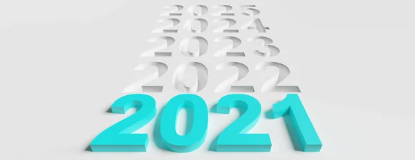 Новый 2020 Год Рендеринг — стоковое фото