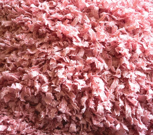 Różowa Delikatna Wełna Puszysta Tkanina Tło Tekstury Miękki Romantyczny Wzór — Zdjęcie stockowe