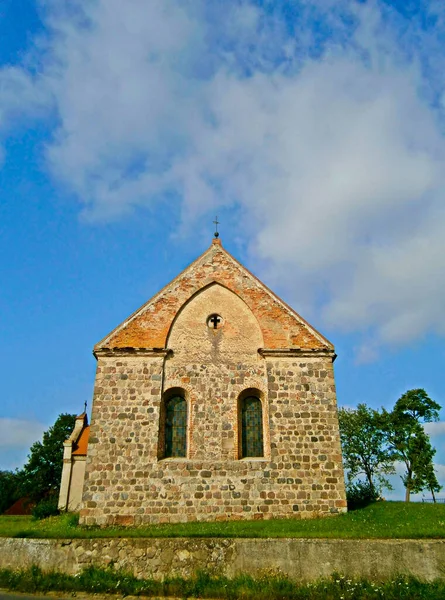 Iglesia Del Sepulcro Sagrado Pueblo Virgen María — Foto de Stock