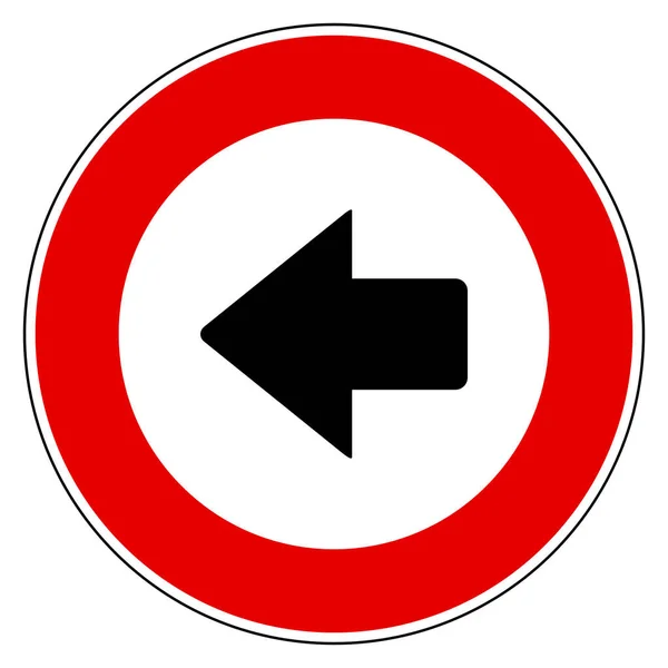 Иконка Дорожного Знака Векторная Иллюстрация — стоковое фото