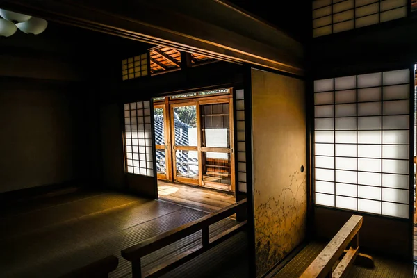 Obrázek Japonského Domu Místo Střelby Tokijská Metropolitní Oblast — Stock fotografie