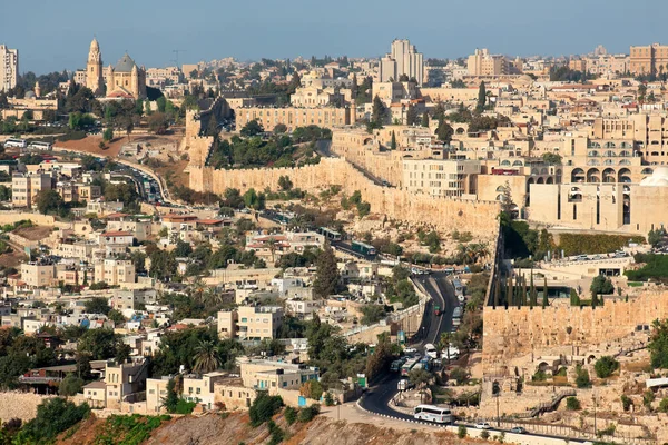 Landschappelijk Uitzicht Stad Jeruzalem Israël — Stockfoto