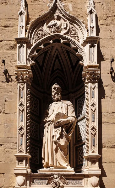 San Marcos Por Donatello Iglesia Orsanmichele Florencia Toscana Italia — Foto de Stock