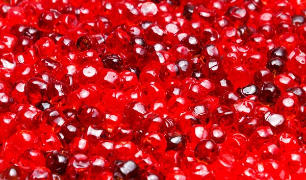 Caviar Rojo Sobre Fondo Blanco — Foto de Stock