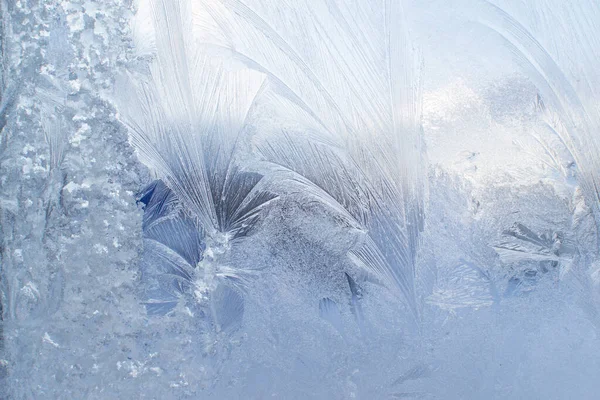 凍てつくガラス窓抽象的な背景 — ストック写真