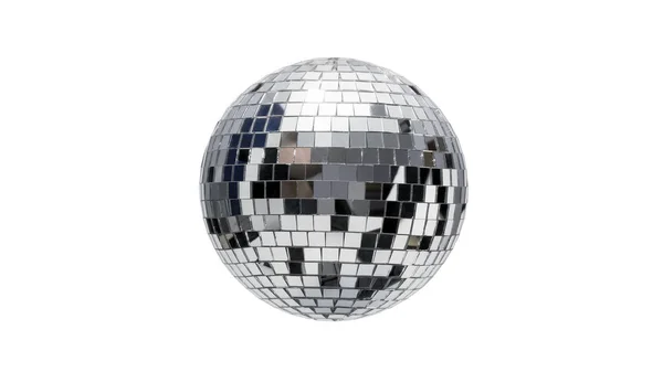 Disco Ball Tańca Klubie Disco Białym Tle — Zdjęcie stockowe