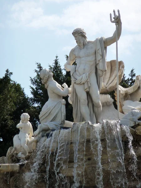 Estátua Homem Parque — Fotografia de Stock