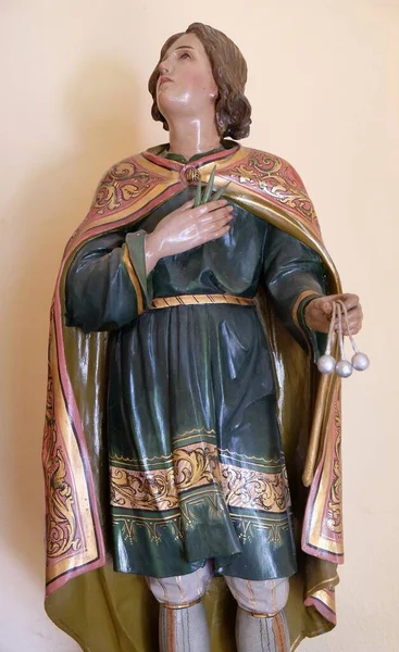 Saint Vitus Martyr Kapellet Byn Stitar Kroatien — Stockfoto