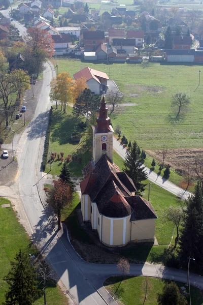 Farní Kostel Saint Francis Xavier Vugrovec Chorvatsko — Stock fotografie