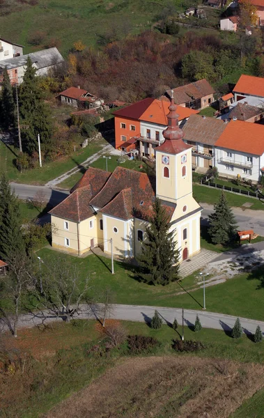 Farní Kostel Saint Francis Xavier Vugrovec Chorvatsko — Stock fotografie