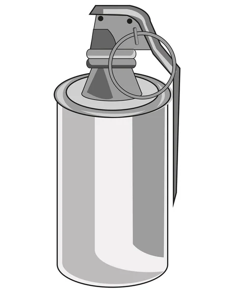 Illustrazione Vettoriale Una Tanica Serbatoio Gas — Foto Stock