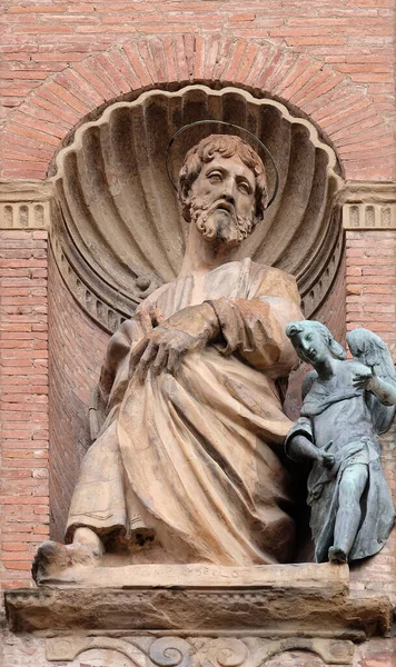 San Matteo Evangelista Chiesa Dei Salvatore Bologna Emilia Romagna Italia — Foto Stock