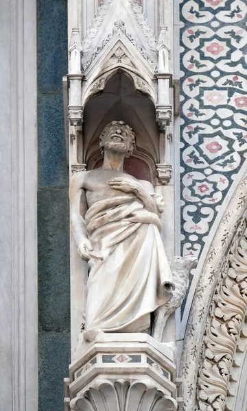 Abraham Portale Della Cattedrale Santa Maria Del Fiore Firenze Italia — Foto Stock