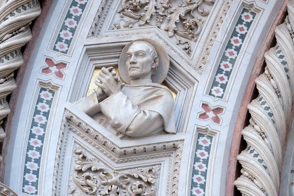 Florentine Saints Portal Cattedrale Santa Maria Del Fiore 마리아 대성당 — 스톡 사진