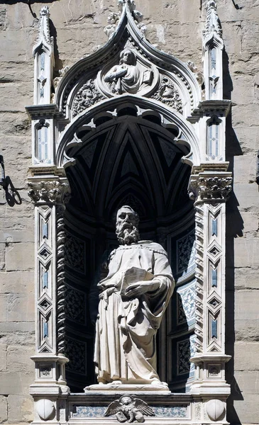 Αγίου Μάρκου Από Donatello Orsanmichele Εκκλησία Στη Φλωρεντία Τοσκάνη Ιταλία — Φωτογραφία Αρχείου
