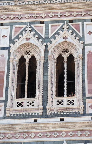 Detalhe Cattedrale Santa Maria Del Fiore Catedral Santa Maria Flor — Fotografia de Stock