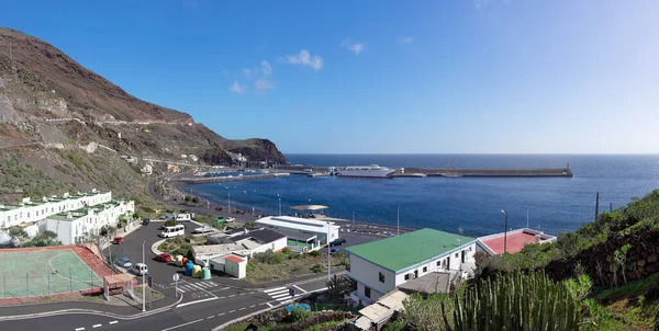 Puerto Estaca Hierro Kanarische Inseln Spanien Fährhafen Der Insel Mit — Stockfoto