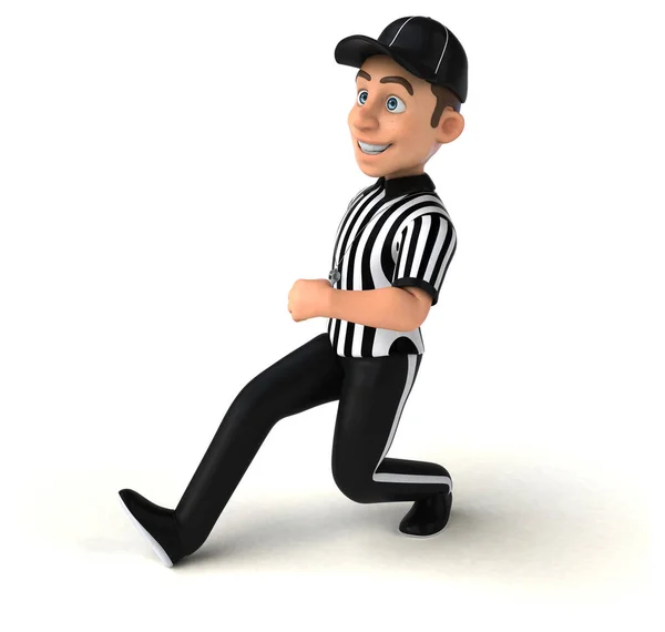 Fun Illustration Referee Clock — Stock Photo, Image