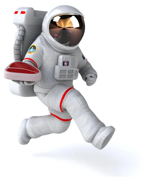 Szórakoztató Űrhajós Sisak Illusztráció — Stock Fotó