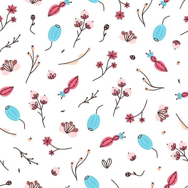 꽃무늬가 손으로 아름다운 포장지 헤더를 디자인 반사기 Eps10 — 스톡 사진