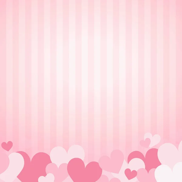 Set Festive Red Pink Hearts Vector Illustration — Stock Photo, Image