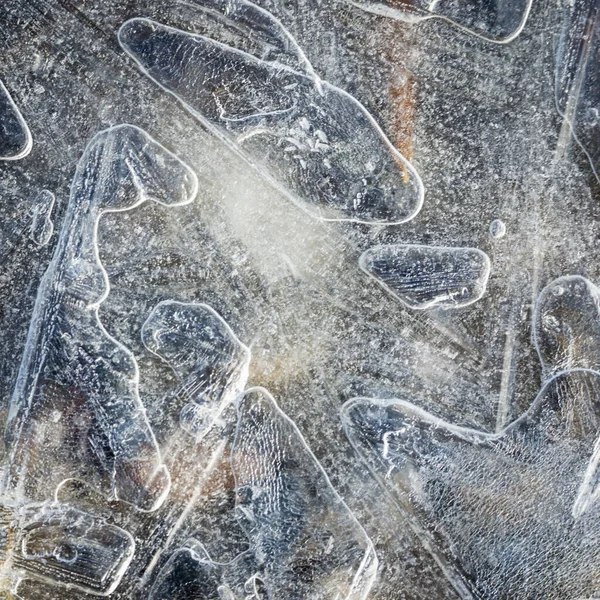 ビーチの氷の結晶は — ストック写真