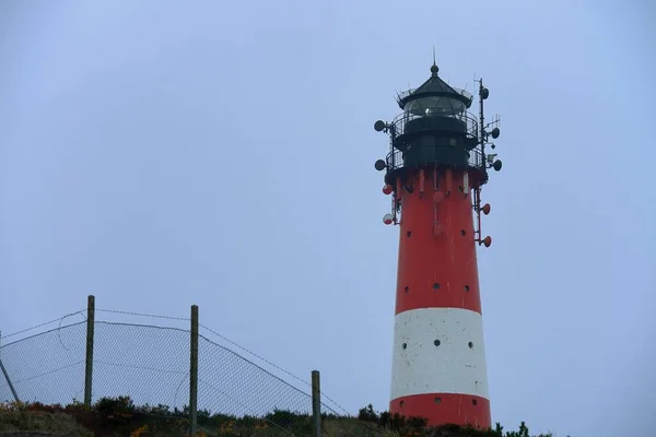 Foto Zeigt Einen Leuchtturm Auf Der Insel Sylt — Stockfoto
