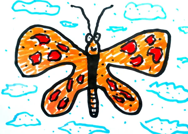 Vektorillustration Eines Schmetterlings — Stockfoto