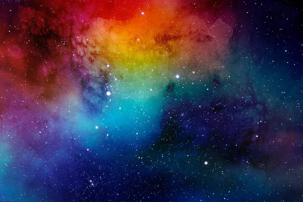 Abstrakcyjne Tło Przestrzeni Gwiazdami Mgławicą Elementy Tego Obrazu Dostarczone Przez — Zdjęcie stockowe