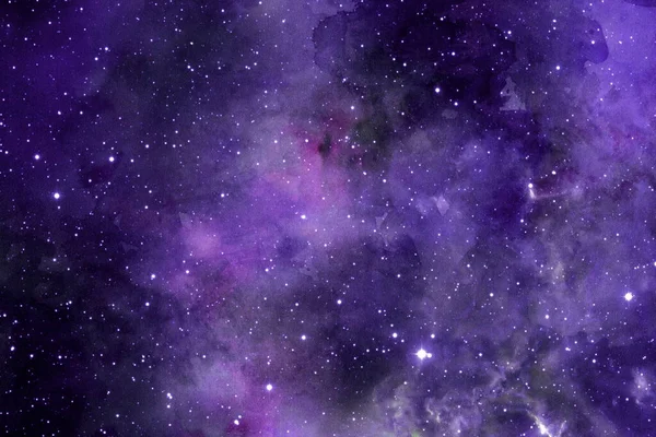 Hermoso Cielo Nocturno Con Estrellas Nebulosa —  Fotos de Stock