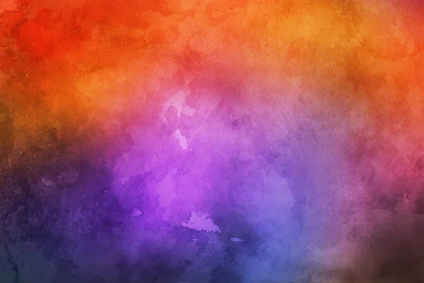 Αφηρημένη Υδατογραφία Υφή Φωτεινό Πολύχρωμο Φόντο Ζωντανή Ταπετσαρία Πινελιές Χρωμάτων — Φωτογραφία Αρχείου