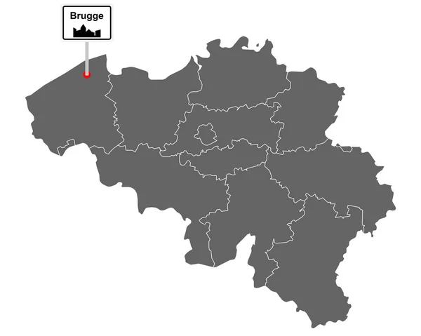 Karte Des Landes Schweiz — Stockfoto