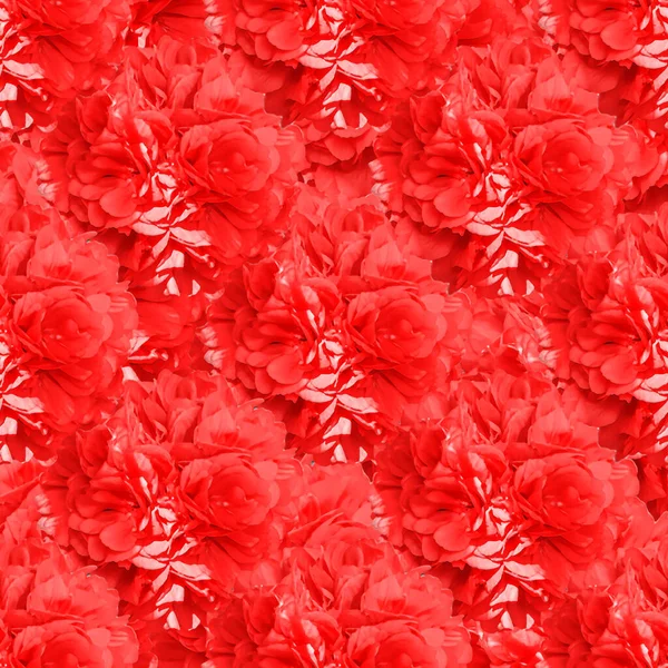 Digitale Fotocollage Und Manipulationstechnik Rote Rosen Motiv Nahtlose Muster — Stockfoto